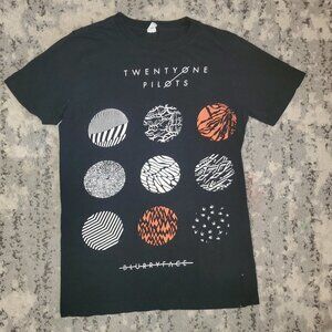 Pacific Twenty One Pilots Blurry Face Black T-shirt Size XS